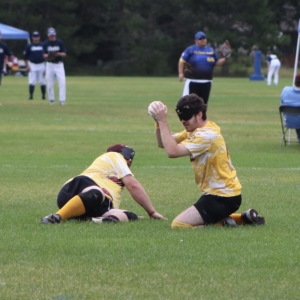 Minnesota Miller's Evan Van Duyne fields a ball