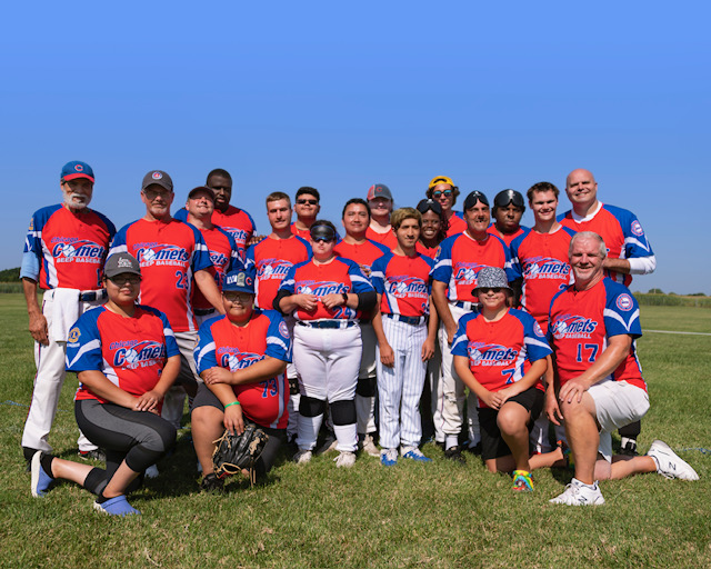 Team photo of the Chicago Comets
