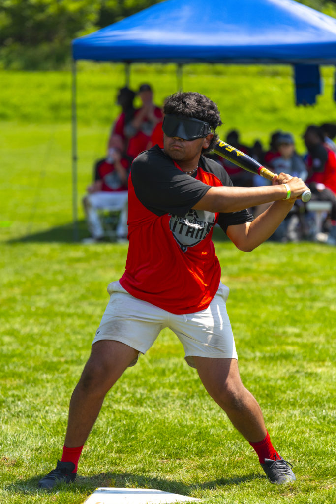NJ Titan's Damien Gonzalez about to swing the bat